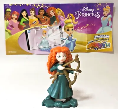 DISNEY PRINCESS Kinder Surprise - MERIDA VD343 + BPZ Paper -  2023 • $8.50