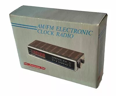 Vintage Americana AM/FM Electronic Digital Clock Radio With Alarm Model K79/2808 • $24.45