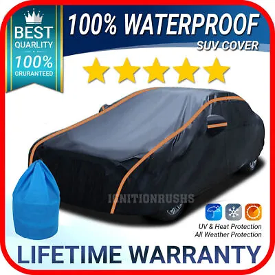 Waterproof 6 Layer Car Cover Heavy Duty Cotton Lined UV Protection - S M XL XXL • £23.95