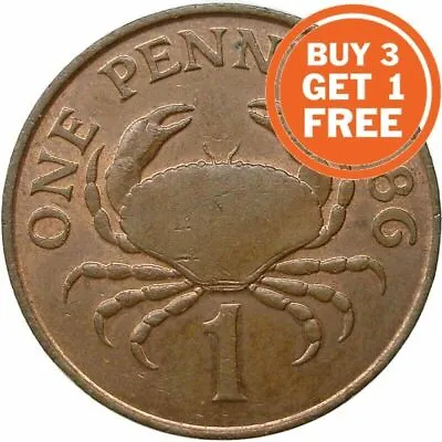 £0.99 • Buy Guernsey 1p One Pence 1971 To 2012  Choice Of Date 
