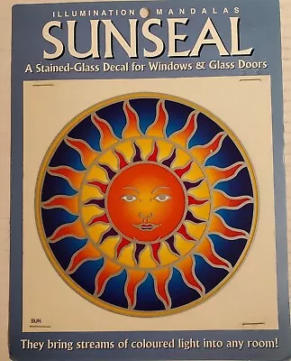 Sunseal Sticker Window Bumper Glass Door Decal Luminous Sun • $4.50