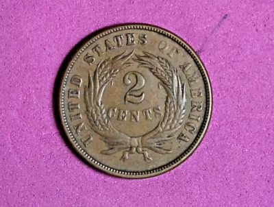 1865-2 Cent Piece #P18001 • $30