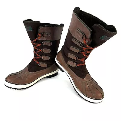 UGG Women's Snow Boots Baroness Size 10 S/N 1001743 Waterproof Brown Tan • $49.99