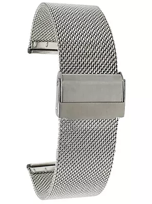 Bandini Mesh Watch Strap Milanese Metal Watch Band - Many Colors - 8mm To 24mm • $19.95