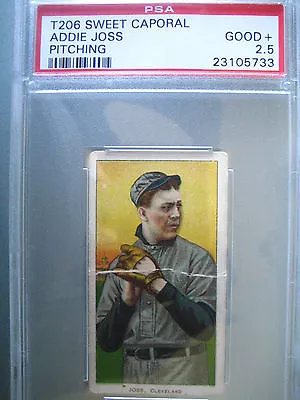 T206 Addie Joss Cleveland PSA 2.5 Pitching - Sweet Caporal Centered!! HOF • $452.90