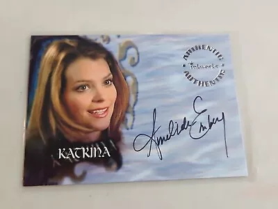 2002 Inkworks Buffy Vampire Slayer Amelinda Embry Karina A38 Autograph Card • $18