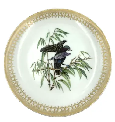 Mottahedeh Bird Of Paradise Lesser Superb Salad Plate 8   Botanical Rare • $30.40