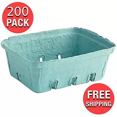 1.5 Qt200 Berry Basket Pulp Fruit Vegetable Garden Farm Market Produce Container • $79.85