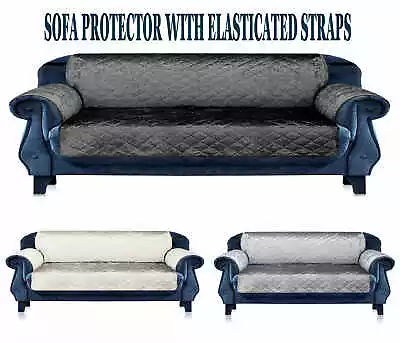 Sofa Throws Cover Chair Protector Throwover Crush Velvet • £13.99