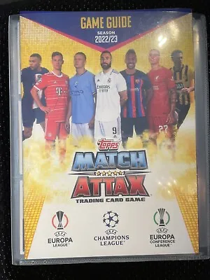 NO Dup’s BINDER 470 Cards Match Attax 2022/2023 Champions League 22/23 Folder • £41.99