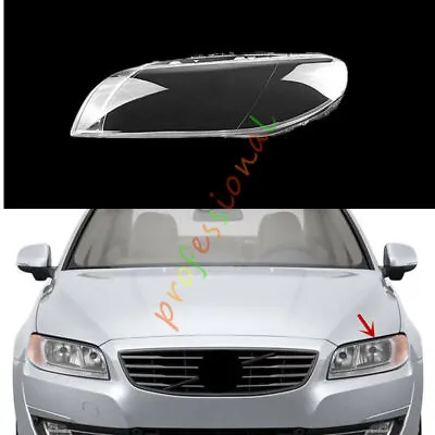 For Volvo S80 2009-2015 Left Side Headlight Clear Lens Replace Cover + Sealant • $105.80
