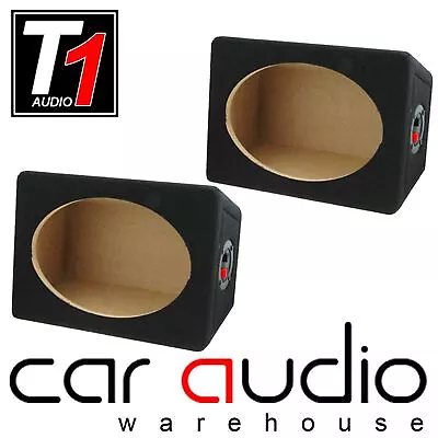 Pair Of 6x9 MDF Enclosure Pod Box Car Van Boat Rear Speaker Shelf Sold As Pairs • £34.99