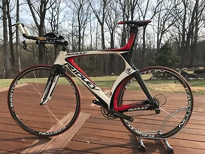 Ridley Dean Large Carbon Triathlon / Time Trial Bike Easton Campagnolo • $2600