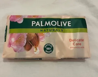 Palmolive Naturals Delicate Care Almond & Milk Bar Soap 18 X 90g (6x 3pack) • £14.49