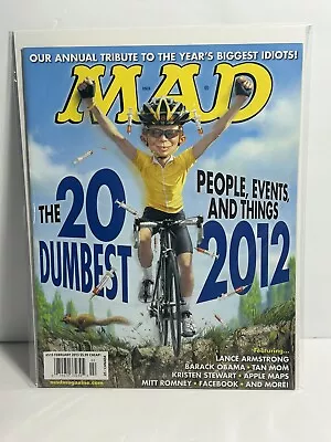 Mad Magazine #519 February 2013 - Obama - Apple & Facebook - Bagged & Boarded • $9.99