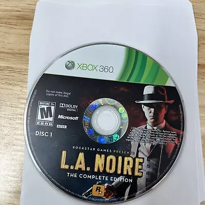 LA Noire (Xbox 360 2011) Disc 1 Only • $5.99