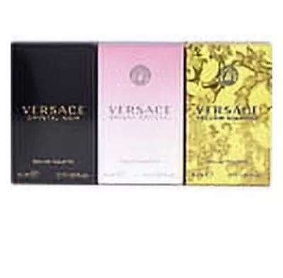 NIB Sealed VERSACE 3 Pc Mini 1.7  (Yellow Diamond Bright Crystal Crystal Noir) • $22.99