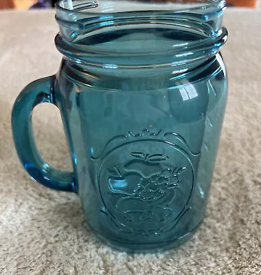 Aladdin Plastic Mason Jar Mug Blue  • $6.50