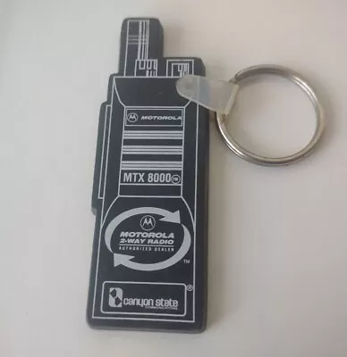 Motorola MTX 8000 Plastic Rubber Key Ring • $9