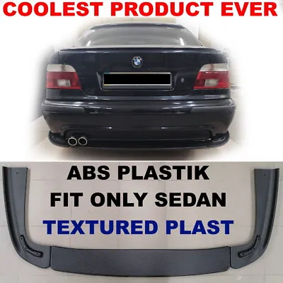 BMW E39 REAR BUMPER Lip Splitter M5 HM LIP Spoiler HAM Style ABS BLACK TEXTURED • $200