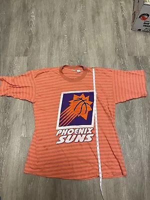 Vintage 1980s Single Stitch Phoenix Suns T Shirt Large Orange • $29.99