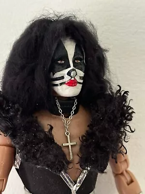 KISS Custom 1/6 12  Peter Criss Catman ALIVE! Era Doll Figure W/box Mego FTC • $200