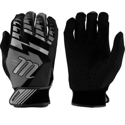 Marucci Tesoro Black Batting Gloves Adult (Pair) • $32.95