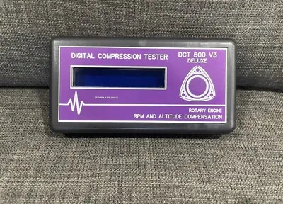 DCT 500v3 Rotary Engine Compression Tester Purple 13b 12a Rx7843 Altitude Rpm • $135.08