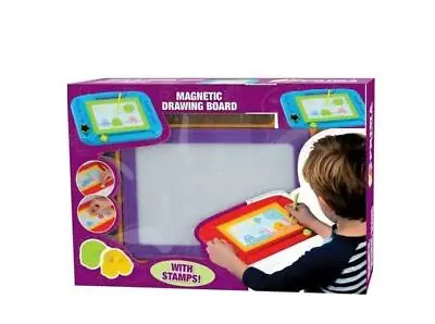 £7.45 • Buy Large Magnetic Drawing Board Easy Writing Drawing Slate Board Doodle Pad Kids