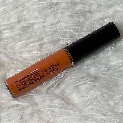 $14.99 • Buy Mac Liquidlast Liner  Eyeliner ~ Orange ~ Full Size ~ New Without Box