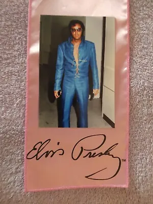 Elvis Presley Signature Pink Scarf&sexy Blue Suit Photo Lot 2 • $25