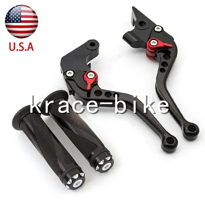 For Virago 250 1988-2007 Virago 535 1987-2000 FXCNC Brake Clutch Levers Grips • $37.99