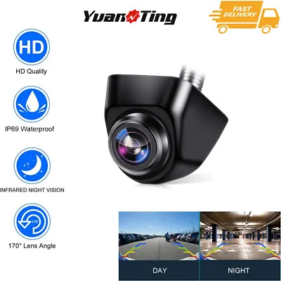 UK 360° IP69 Car Front Side Reverse Camera RearView Parking Full 720P AHD Vision • £14.99