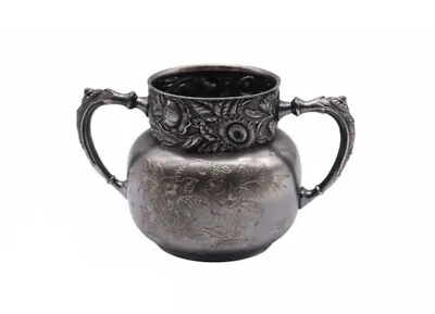 Derby Silver Co. Quadruple Plate Handled “Slop” Pot • $46