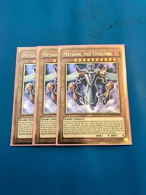 3x Gold Rare Metaion The Timelord PGL2-EN034 • $3.61