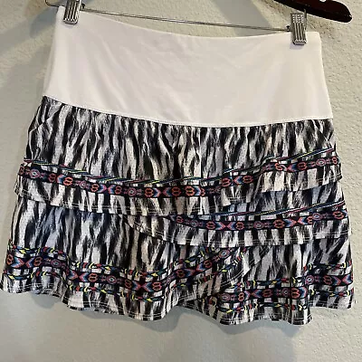 $19.99 • Buy Lucky In Love Skirt Skort Women’s Multicolor Tennis Pickle Ball Golf Sz S 4 6
