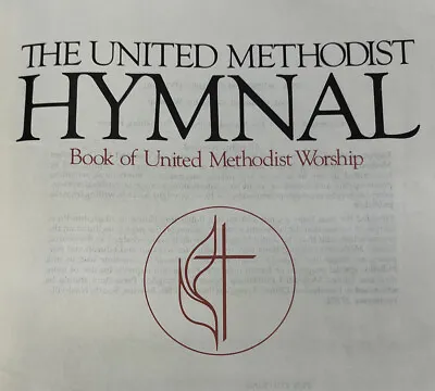 United Methodist Hymnal VTG 1989 Worship Pew Edition Dark Red Church Song Book • $27.36