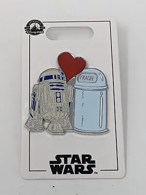 R2-D2 Loves Trash Can Star Wars Disney Pin • $24.99