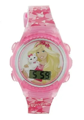 Girls' Barbie LCD Digital Watch Pink • $14.99