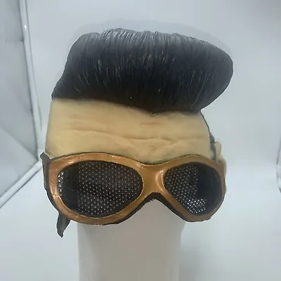 Vintage 2002 Paper Magic Group ELVIS Presley RUBBER MASK Sideburns Sunglasses  • $18.20