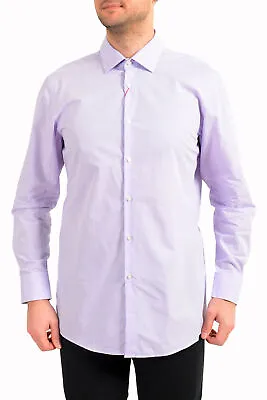 Hugo Boss Men's  Mabel  Sharp Fit Multi-Color Plaid Long Sleeve Dress Shirt • $59.99