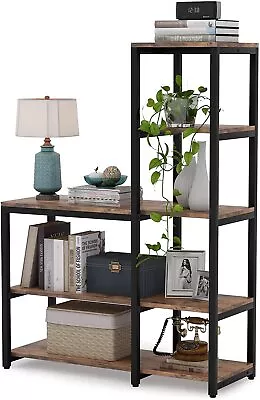 Ladder Corner Display Rack Storage Shelf 5-Tier Bookshelf Etagere Bookcase • $136.48