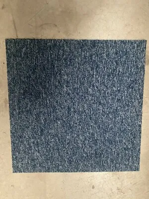 £28.99 • Buy Carpet Tiles Heavy Duty 20pcs 5SQM Office Home Shop FLOOR Flooring Mid Blue