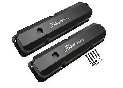 Sniper Fabricated Aluminum Valve Cover Pair Black For 1958-76 Ford 332-428 FE • $191.95