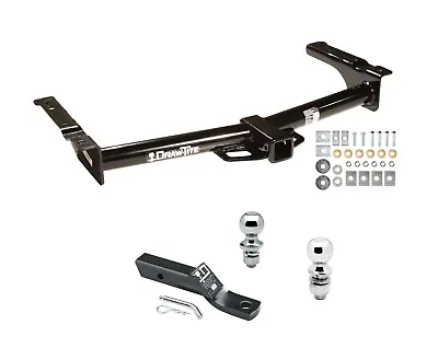 Trailer Hitch For 75-14 Ford Van E100 E150 E250 E350 Receiver + 1-7/8  & 2  Ball • $270.31