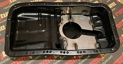 Baffled B16B B18C GSR Type R Vtec Turbo Bung Welded Oil Pan + HondaBond + Gasket • $174.99