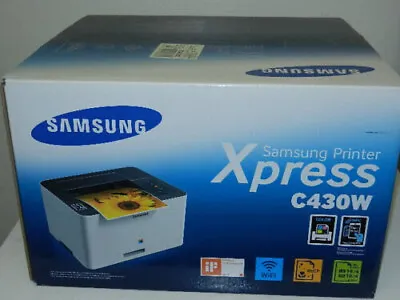 BRAND NEW Samsung Xpress SL-C430W Wireless Color Laser Printer • $615