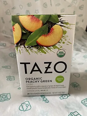 £8.73 • Buy Tazo Organic Peachy Green, 20 Tea Bags, Black & Green Teas Blend (pack Of 1)