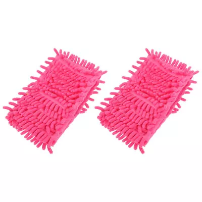  2 Pcs Mop Accessories Cloth Replacement Microfiber Pads Refill Clean Head • £8.98