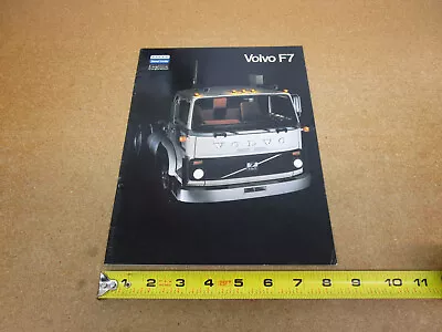 1979 VOLVO F7 Cabover Semi Low COE Truck Sales Brochure 16 Pg ORIGINAL • $9